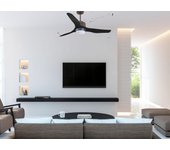 Ventilador de techo con luz motor dc baza d127 01 14 11 klassfan negro 127 cm