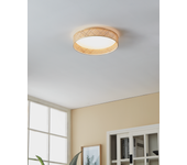 Plafón luppineria led 20w 3000k d38 bambú