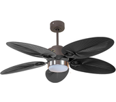 Ventilador de techo con luz motor dc perseo d132 01 14 17 purline plata 132 cm