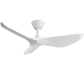 Ventilador de techo sin luz silencioso dc exterior sulion python s blanco 97 cm