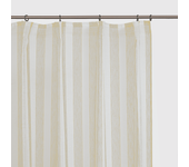 Cortina cinta frunce, trabilla oculta tamara inspire rayas blanco navajo de 200x280cm