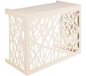 Celosia aire acondicionado exterior crema 102x78x50 cm