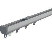 Riel clave techo manual 150cm c/plata
