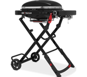 Barbacoa de gas weber weber traveler mini de 1 quemadores y 3.2 kw de potencia recomendado para menos de 6 personas