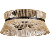 Ventilador de techo con luz silencioso dc sulion apolo negro 63.5 cm