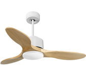 Ventilador de techo sin luz motor dc lima klassfan marrón 106 cm