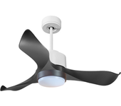 Ventilador de techo con luz motor dc alaska d106 01 12 11 klassfan blanco 106 cm