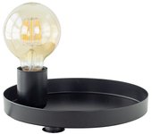 Lámpara de mesa mileva e27 negro