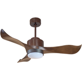 Ventilador de techo con luz motor dc alaska d106 03 16 11 purline marrón 106 cm
