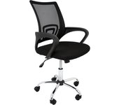 Silla de escritorio martina negro con ruedas de 57 x 53,5 x 98 cm