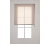 Estor enrollable translúcido con cadena delta poliéster con líneas beige de 90x250cm