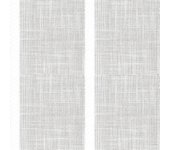 Visillo al corte fil coupé katan blanco ancho 310 cm