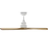Ventilador de techo sin luz silencioso dc exterior arte confort uros blanco 94 cm