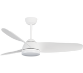 Ventilador de techo con luz silencioso dc inspire beach blanco 132 cm