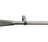 Kit de barras para cortina metal pomel inspire cromo d16-19mm ext 120 a 210 cm