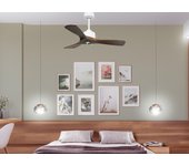Ventilador de techo con luz motor dc zafiro d106 04 22 18 purline blanco 106 cm