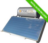 Equipo solar termosifón ingesol 150l apaisado instalación incluida solo canarias