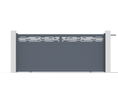 Cancela aluminio 155.8x362cm