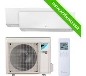 Aire acondicionado 2x1 daikin perfera 40n wifi 2150+2150 fg instalación incluida