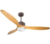 Ventilador de techo con luz motor dc lima klassfan blanco 166 cm