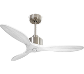 Ventilador de techo con luz motor dc lima d132 02 27 18 purline blanco 132 cm