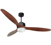 Ventilador de techo con luz motor dc lima klassfan blanco 166 cm