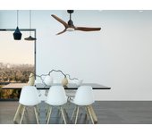 Ventilador de techo con luz motor dc baza klassfan blanco 127 cm