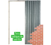 Conjunto de casoneto + puerta berna gold roble de 82.5cm + kit de tapetas