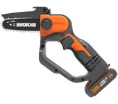 Motosierra a batería worx wg324e 20v 2ah 12 cm longitud espada