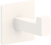 1 percha/colgador adhesivo de baño veneto blanco pintado