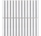 Azulejo mosaico gres porcelánico tech efecto color plano blanco 29.9x29.6 cm