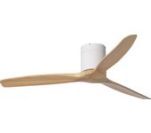 Ventilador de techo sin luz silencioso dc forlight croco blanco 132 cm