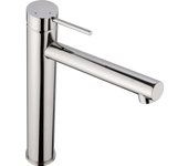 Grifo lavabo caño alto sensea positive plata