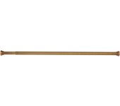 Barra de cortina ducha amarillo / dorado brillante 220 cm