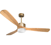 Ventilador de techo con luz motor dc zafiro klassfan blanco 166 cm