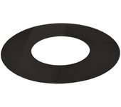 Embellecedor plano circular en black para tubo aislado gama sw ø100 dinak