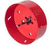 Corona bim wolfcraft con vástago hexagonal y broca ø 121 mm.