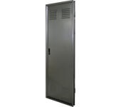 Puerta auxiliar de trastero apertura derecha acero galvanizado de 200x80cm