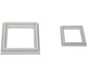 Marco para arqueta en pvc 21.2x21.2x21.2cm