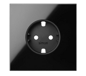 Kit enchufe frontal enchufe simon 100 negro