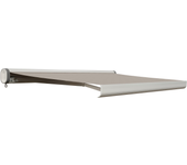 Toldo brazo extensible terraza nori motor cofre blanco tela beige 2.95x2m