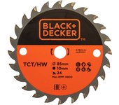 Black+ decker a7525 hoja de sierra circular tct 85x10 24t