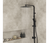 Columna de ducha sin grifo sensea studio negro