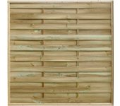 Panel trenzado de madera lucas marrón con marco 180 x 180 cm