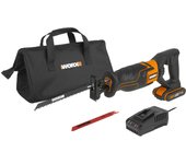 Sierra sable worx wx500 20v 130mm con 1 batería de 2ah