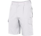 Bermudas multibolsillos - velilla - blanco - 52