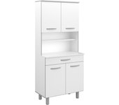 Alacena cocina alto essentiel blanco 4 puertas + cajón 180,6 x 80,1 x 44,3 cm