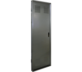 Puerta auxiliar de trastero apertura izquierda acero galvanizado de 200x80cm