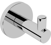 1 percha/colgador adhesivo de baño nora gris pintado