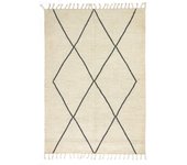 Alfombra lana bereber deby beige marfil 170x240cm